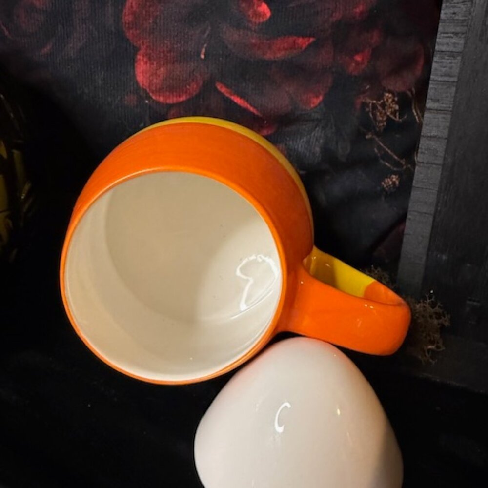 Mr. Christmas Candy Corn Mug Set of 2 NWT - Picture 3 of 6